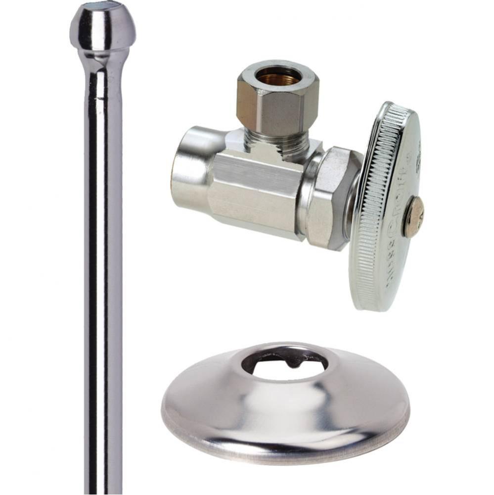 FAUCET MT SUPPLY KIT - ANG/RISER - 1/2'' NOM SWEAT  X 3/8'' OD COMPX 20'&
