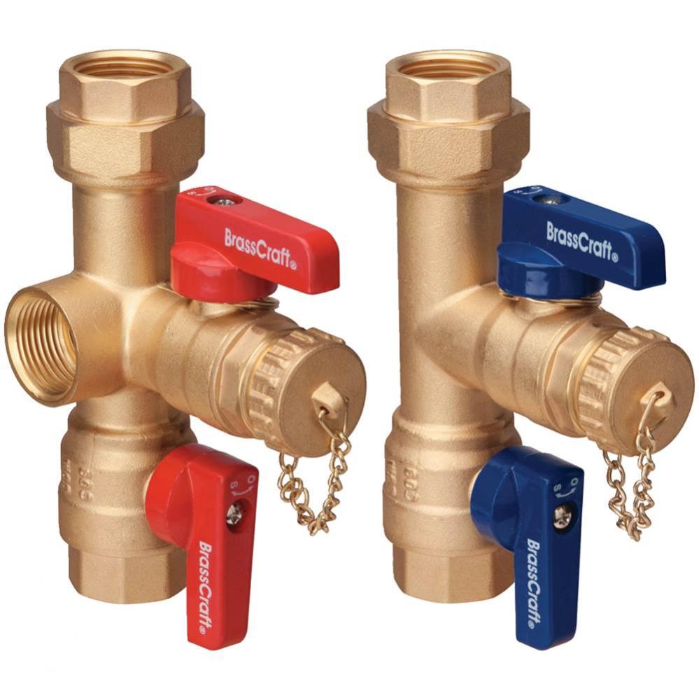 IPS X IPS TANKLESS WATER HEATER SERVICE VALVES INCL BOTH HOT AND COLD VALVES