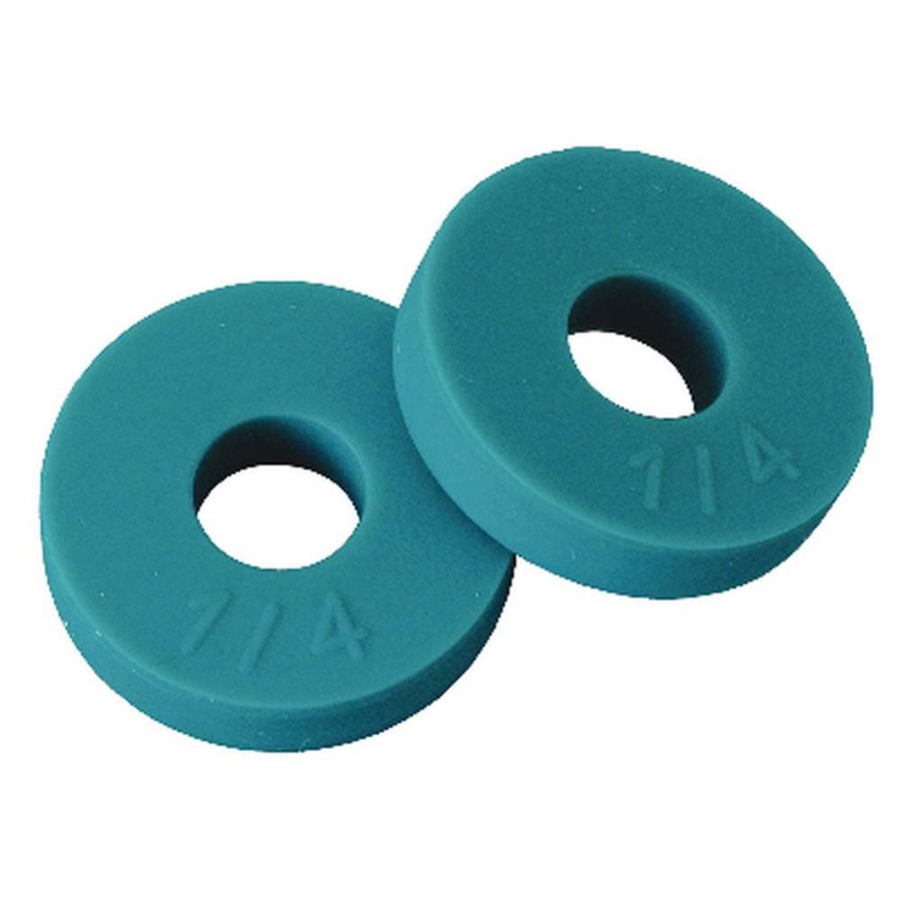 1/4 FLAT FAUCET WASHER (GREEN)