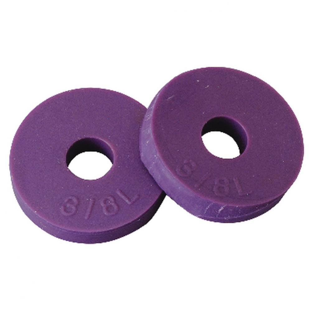 3/8L FLAT FAUCET WASHER (PURPLE)