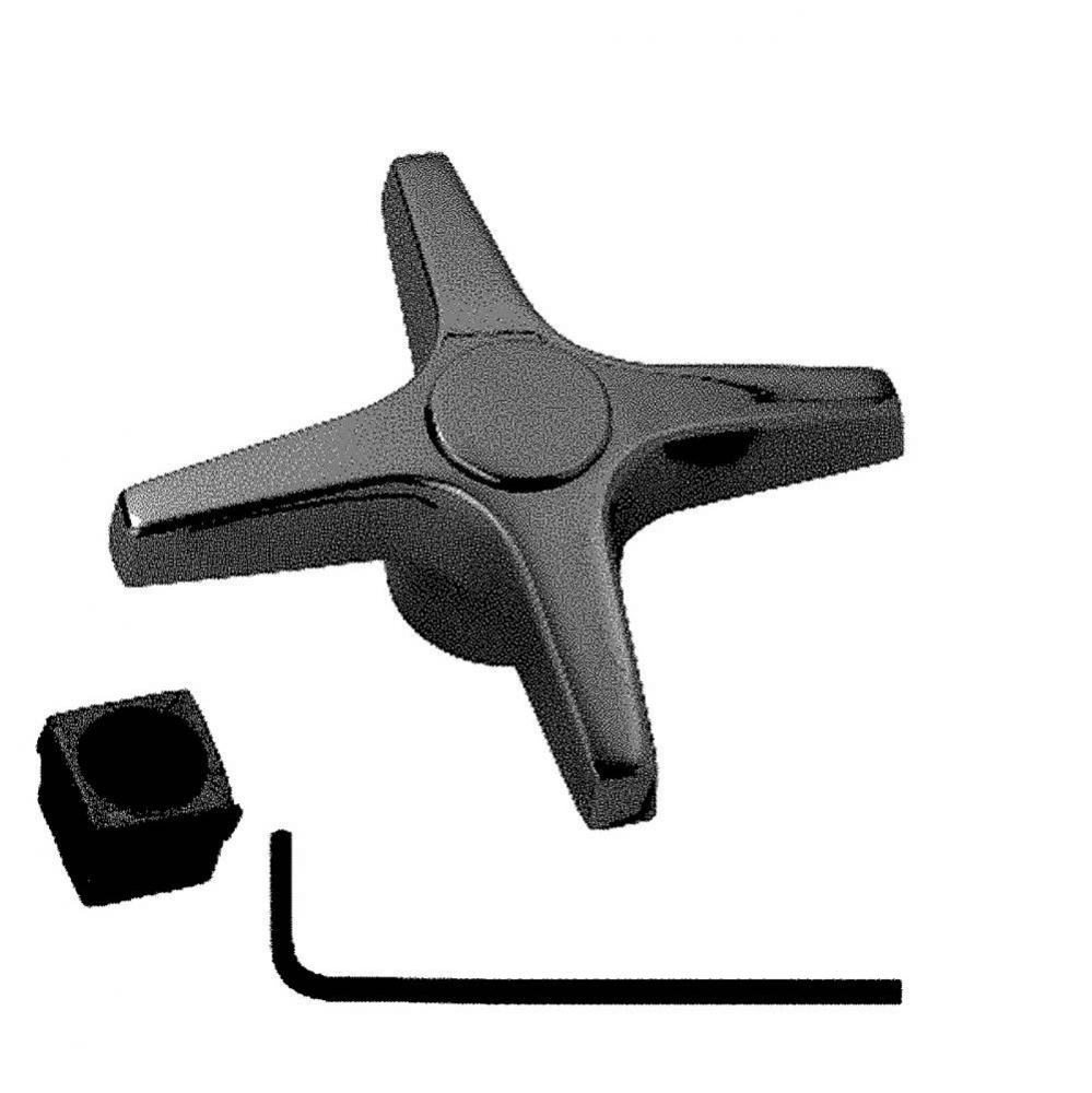 FIT-ALL DIVERTER CROSS HANDLE W ADAPTER