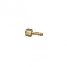 Brasscraft 128-4-4 - FEMALE HOSE BARB ADAPTOR WITH SWIVEL BALL, 1/4'' ID HOSE BARB X 1/4'' NPSM