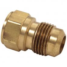 Brasscraft 46-4-6 - FLARE FEMALE REDUCING ADAPTOR, 1/4'' OD TUBE X 3/8'' FIP