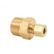 Brasscraft 68-4-8X - COMPRESSION MALE REDUCING ADAPTOR, 1/4'' OD TUBE X 1/2'' MIP