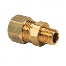 Brasscraft 68-6-2X - COMPRESSION MALE REDUCING ADAPTOR, 3/8'' OD TUBE X 1/8'' MIP