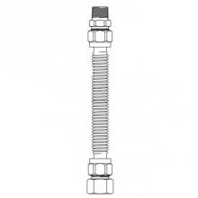 Brasscraft CSSDNN-16N - CSS GAS CONN 1/2'' OD NUT X NUT X 16'' NON CSA