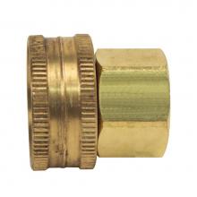 Brasscraft HUS11-8-12X - FEMALE SWIVEL HOSE ADAPTOR (FIP END), 1/2'' FIP INLET X 3/4'' FEMALE HOSE THRE