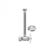 Brasscraft OCR19B160AX C - FAUCET MT ONE-PC SUPPLY - ANG/POLY BRD CONN. - 1/2'' NOM COMP X 1/2'' FIP X 16