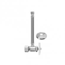 Brasscraft OCR19B200KCX C - FAUCET MT ONE-PC SUPPLY - ANG/POLY BRD CONN.- 1/2'' NOM COMP X 3/8'' OD COMP X