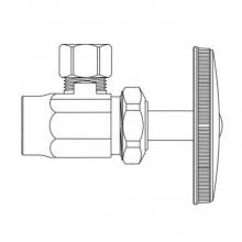 Brasscraft SR39X C - LSKEY ANG VAL 1/2 NOM SWTX1/2OD CMP CHR