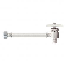 Brasscraft BRPX19V120AX C - FAUCET MT ONE-PC SUPPLY - ANG STOP/VINYL CONN. - 1/2'' NOM BARB X 1/2'' FIP X