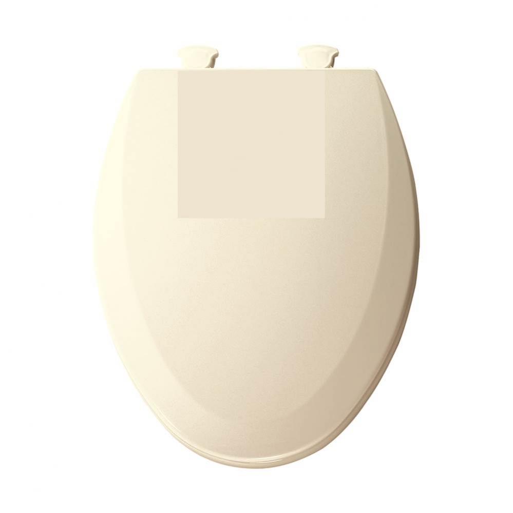 Bemis Elongated Enameled Wood Toilet Seat in Biscuit with Easy Clean® Hinge