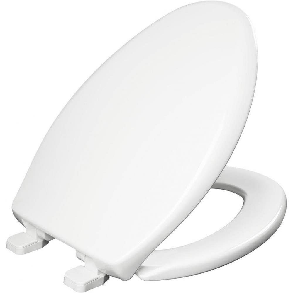 Bemis Kennan™ Elongated Plastic Toilet Seat in White with STA-TITE® Seat Fastening System??