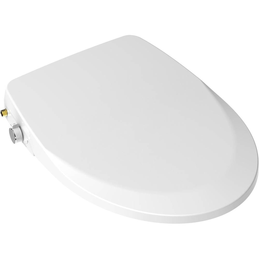 Bemis Haven Round Plastic Bidet Toilet Seat White