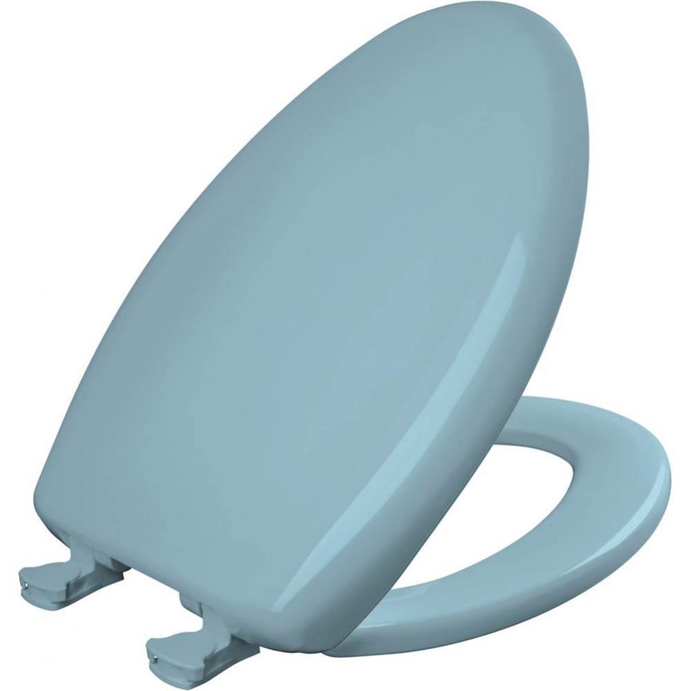 Elongated Plastic Toilet Seat with WhisperClose with EasyClean & Change Hinge and STA-TITE in