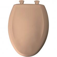 Bemis 1200SLOWT 048 - Elongated Plastic Toilet Seat in Suez Tan with STA-TITE Seat Fastening System, Easy-Clean & Ch