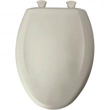Bemis 1200SLOWT 495 - Elongated Plastic Toilet Seat in Sage with STA-TITE Seat Fastening System, Easy-Clean & Change