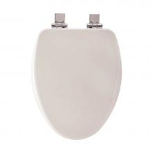 Bemis 19170CHSL 000 - Alesio II Elongated High Density Enameled Wood Toilet Seat in White with STA-TITE Seat Fastening S