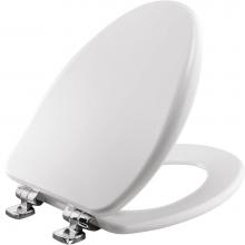 Bemis 19170CSLA 000 - Bemis Alesio™ Elongated High Density™ Enameled Wood Toilet Seat in White with STA-TITE® S