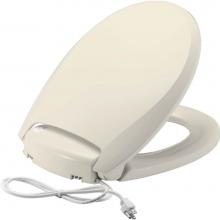 Bemis 7BH900NL 346 - Round Closed Front with Cover Adjustable Heated Night Light Plastic Toilet Seat