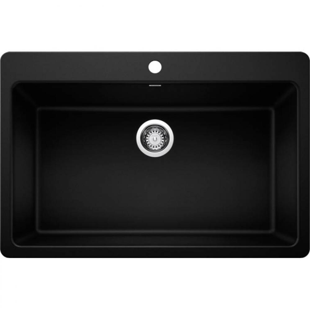 Corence Super Single Dual Mount - Coal Black