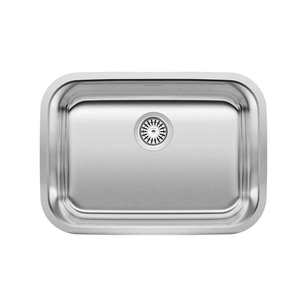 Stellar 25'' Single Bowl Undermount Stainless Steel Kitchen Sink