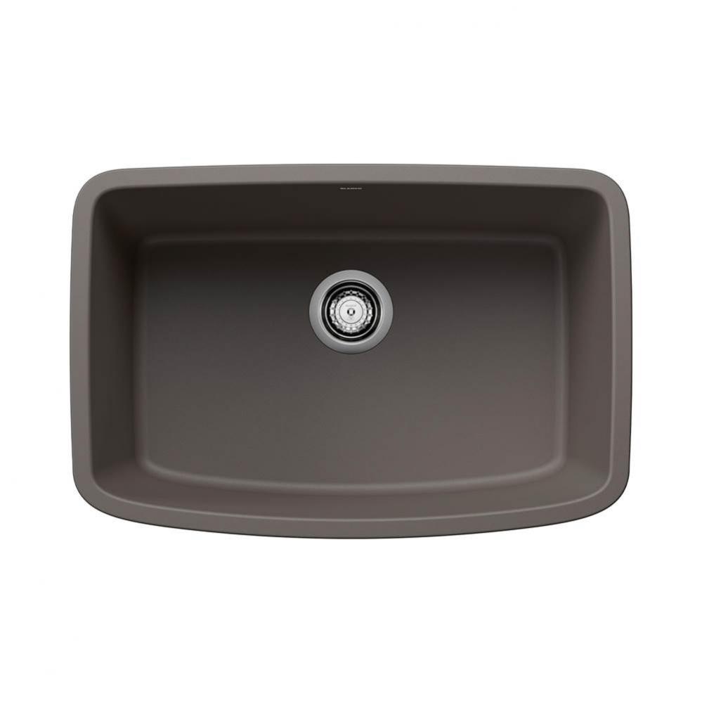 Valea SILGRANIT 27'' Single Bowl Undermount Kitchen Sink - Volcano Gray