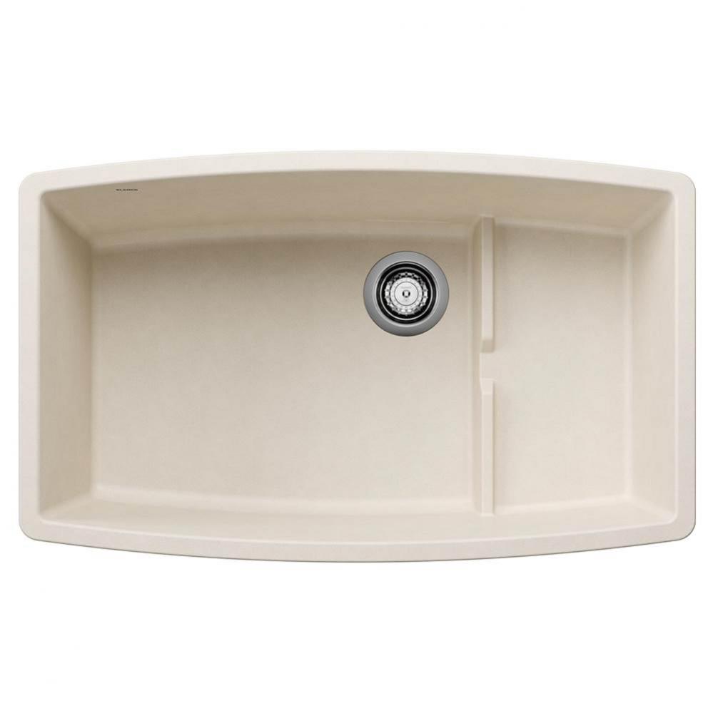 Performa Cascade SILGRANIT 32'' Single Bowl Undermount Kitchen Sink with Colander - Soft