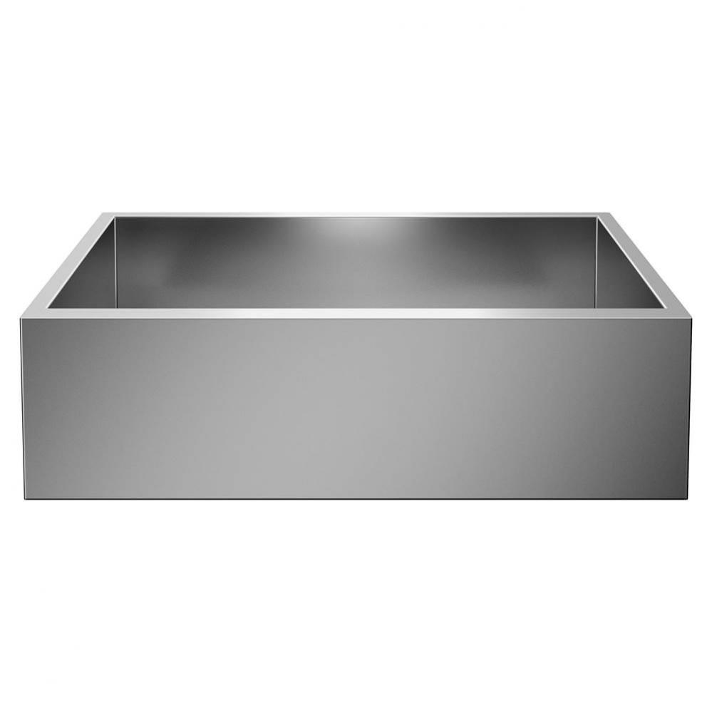 Precision R0 32'' Super Single Bowl Apron-Front Stainless Steel Farmhouse Sink