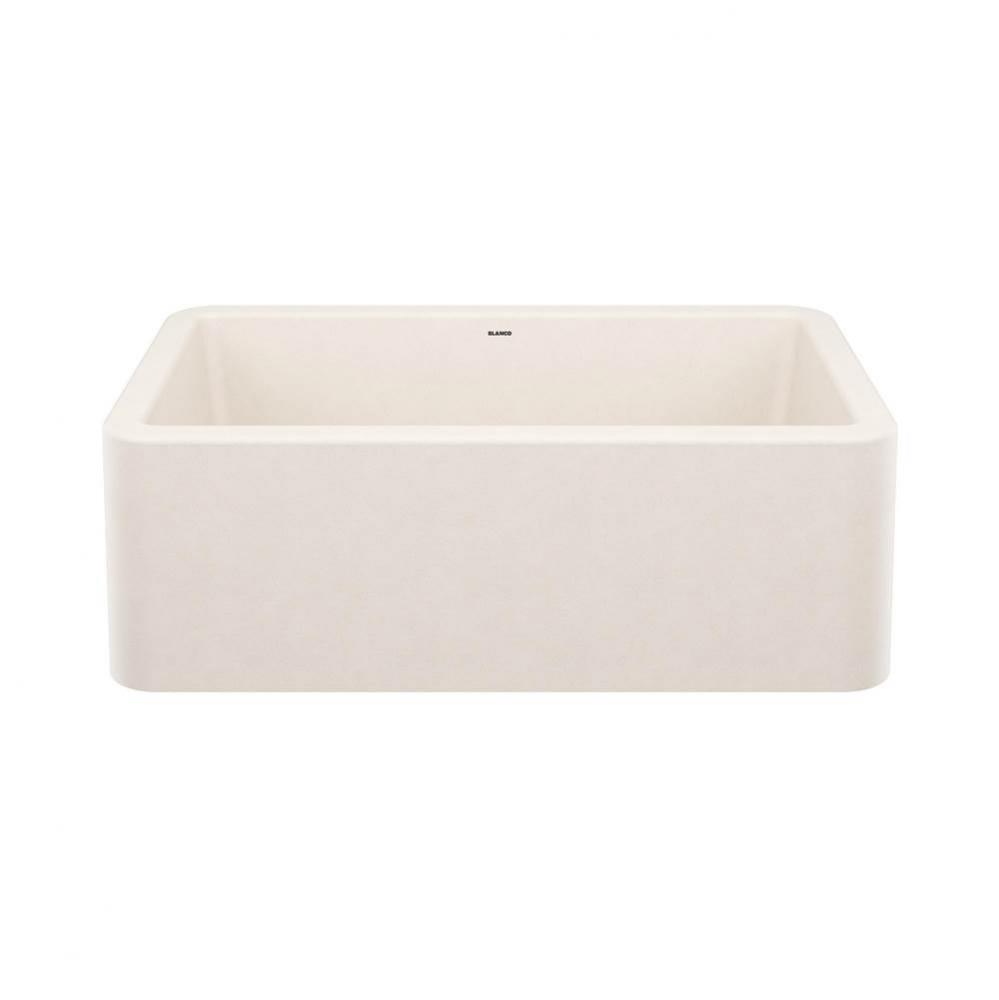 Ikon SILGRANIT 30'' Single Bowl Apron-Front Farmhouse Sink - Soft White