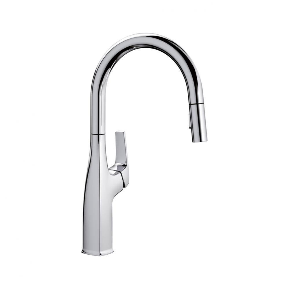 Rivana High-Arc Pull-Down Dual-Spray Kitchen Faucet - Chrome