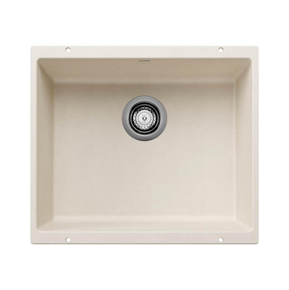 Precis SILGRANIT 21'' Single Bowl Undermount Kitchen Sink - Soft White