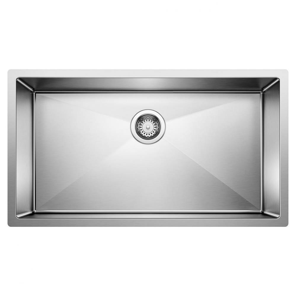 Precision R10 32'' Super Single Bowl Undermount Stainless Steel Kitchen Sink