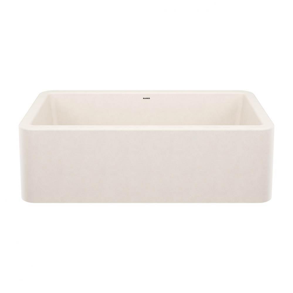 Ikon SILGRANIT 33'' Single Bowl Apron-Front Farmhouse Sink - Soft White