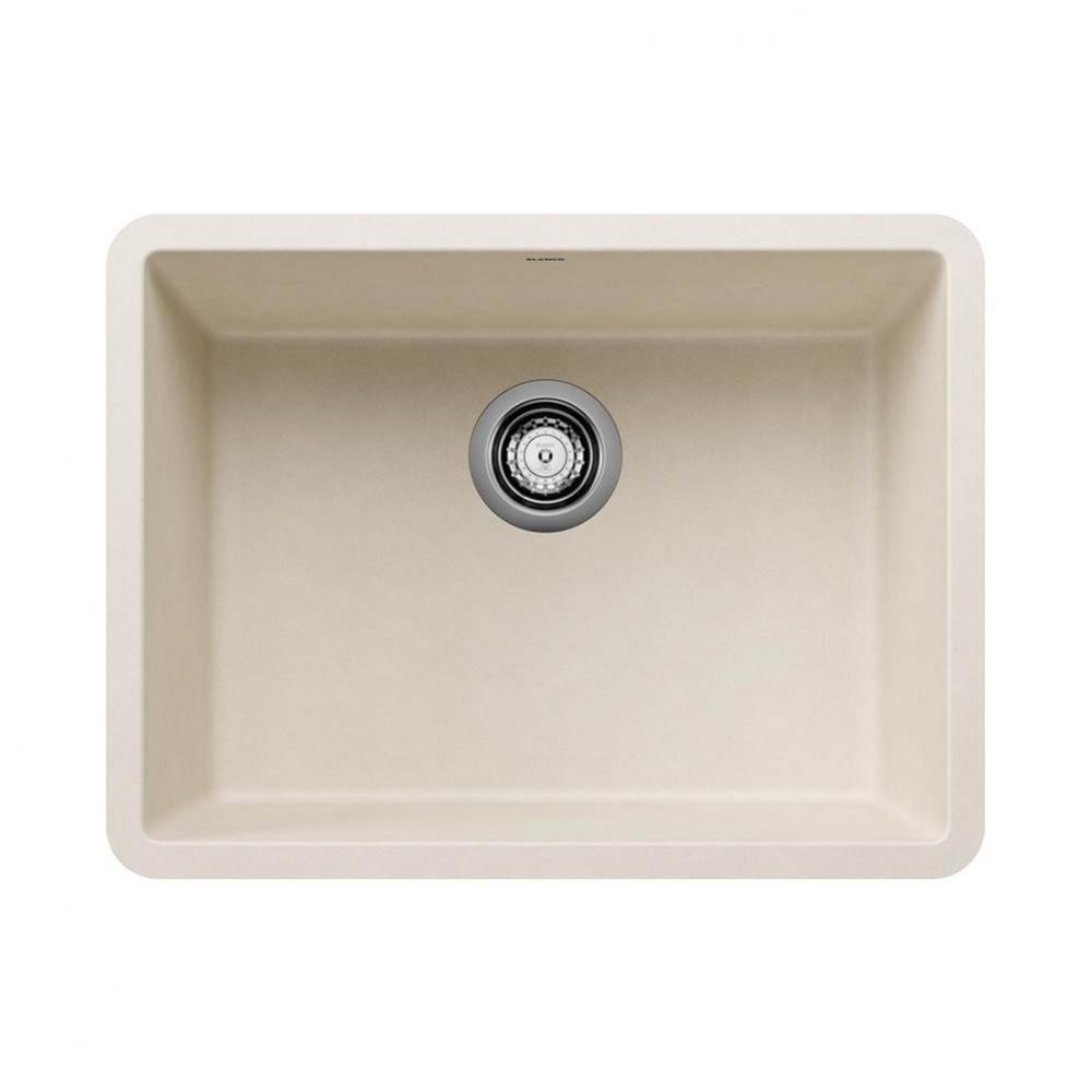 Precis SILGRANIT 24'' Single Bowl Undermount Kitchen Sink - Soft White