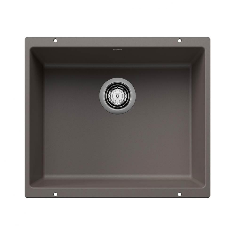 Precis SILGRANIT 21'' Single Bowl Undermount Kitchen Sink - Volcano Gray