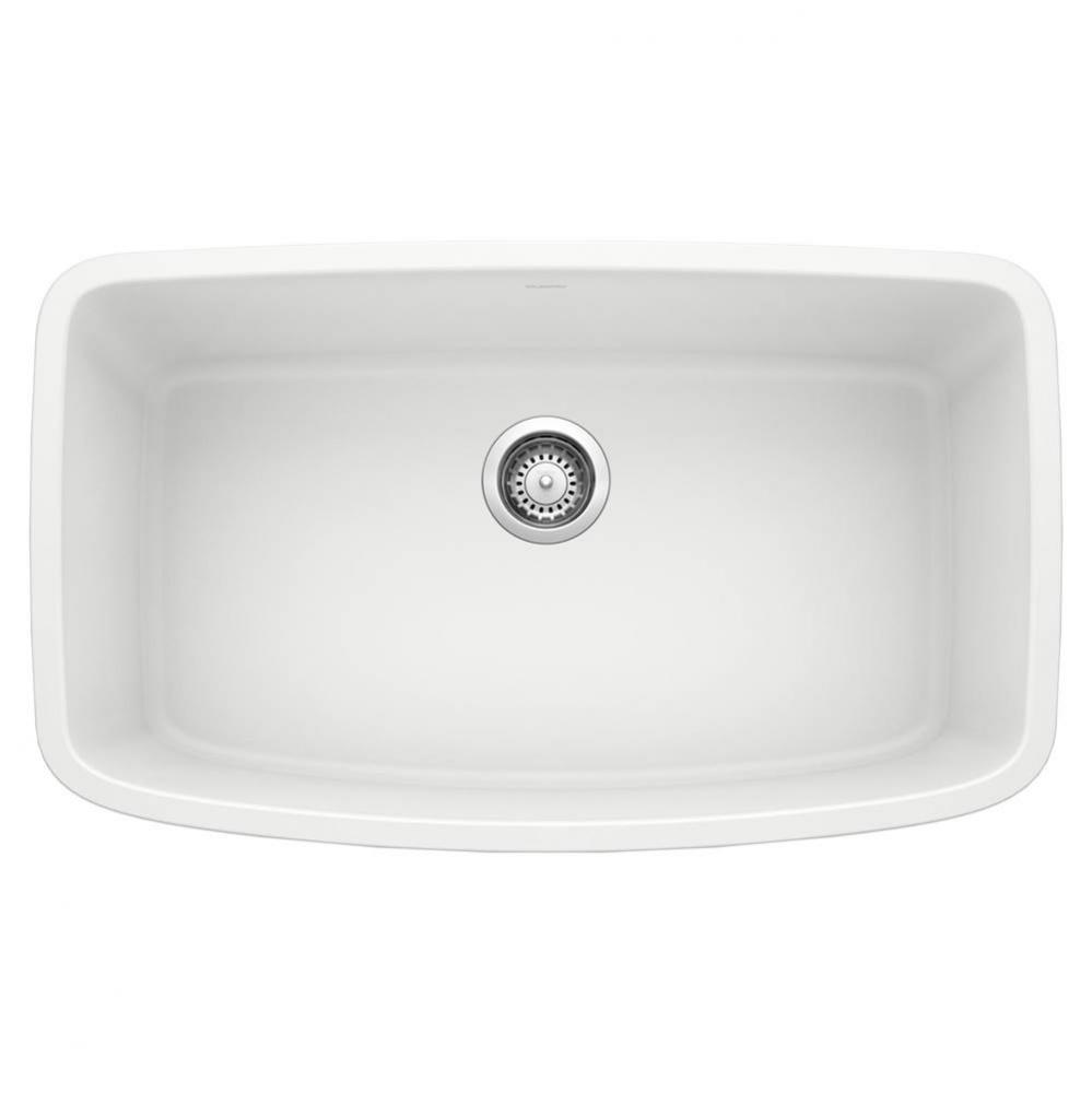 Valea SILGRANIT 32'' Super Single Undermount Kitchen Sink - White