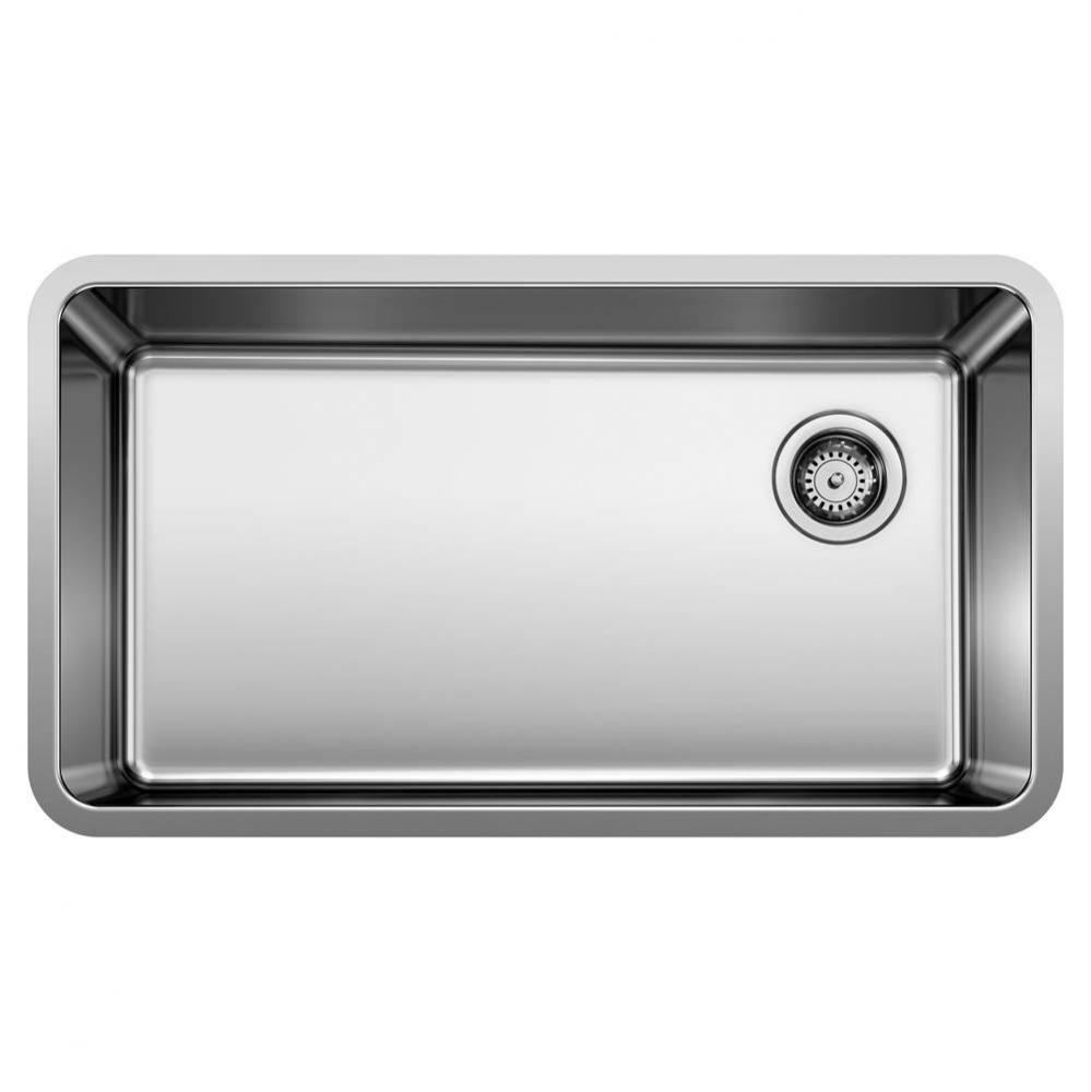 Formera 33'' Super Single Undermount Stainless Steel Kitchen Sink