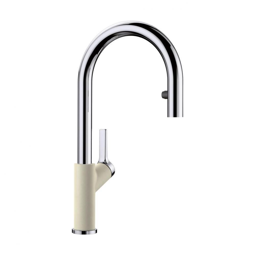 Urbena Pull-Down 1.5 GPM - Chrome/Biscuit