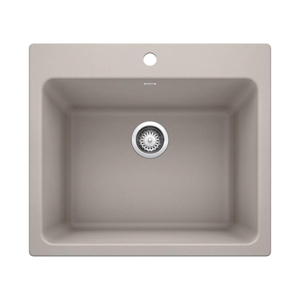 Liven Dual Mount Laundry Sink - Concrete Gray