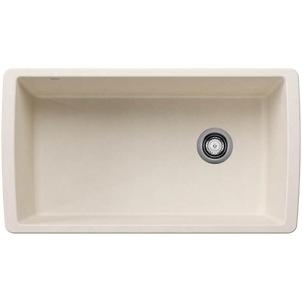 Diamond SILGRANIT 33'' Super Single Undermount Kitchen Sink - Soft White