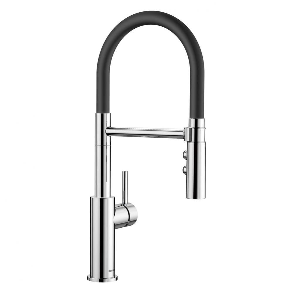 Catris Flexo Semi-Pro Pull-Down Dual-Spray Kitchen Faucet - Chrome