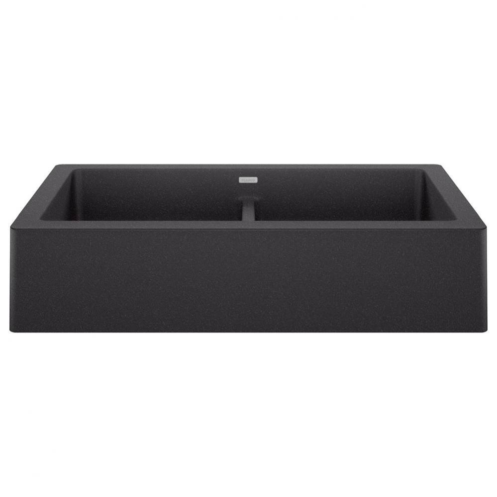 Vintera SILGRANIT 33'' Double Bowl Apron-Front Farmhouse Sink - Anthracite