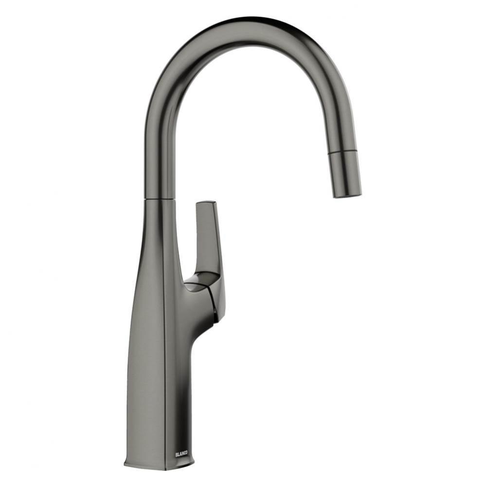 Rivana Pull-Down Bar Faucet - Satin Dark Steel