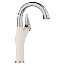 Blanco 443041 - Artona Pull-Down Dual-Spray Bar Faucet - PVD Steel/Soft White