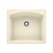 Blanco 440212 - Diamond Single Bowl Dual Mount - Biscuit