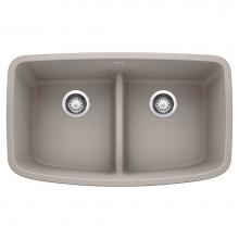 Blanco 442755 - Valea Equal Double Low Divide - Concrete Gray