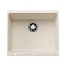 Blanco 527405 - Precis SILGRANIT 21'' Single Bowl Undermount Kitchen Sink - Soft White