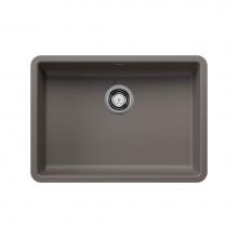 Blanco 443119 - Precis SILGRANIT 25'' ADA Single Bowl Undermount Kitchen Sink - Volcano Gray