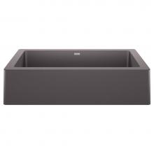 Blanco 526539 - Vintera SILGRANIT 30'' Single Bowl Apron-Front Farmhouse Sink - Cinder